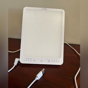NEW SUXIO Light Therapy Lamp. 10,000 lux therapy light. Touch control & memory.